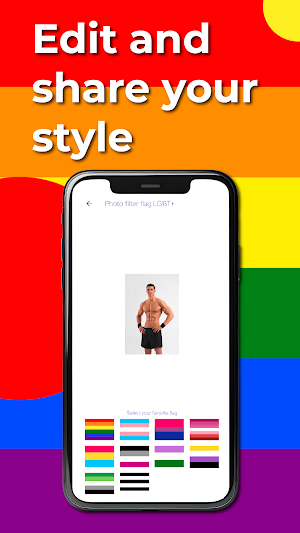 Photo filter flag LGBT+ Screenshot 2