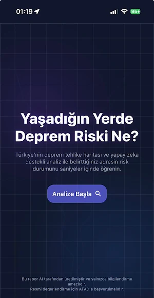 Deprem Risk Haritası Screenshot 0