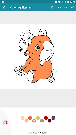 coloring african elephant Screenshot 3