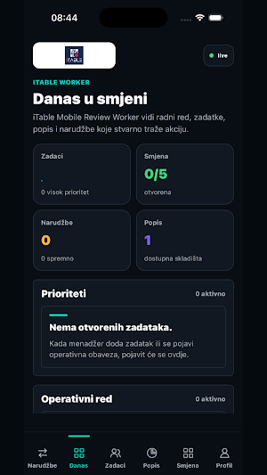 iTable Konobar Screenshot 1