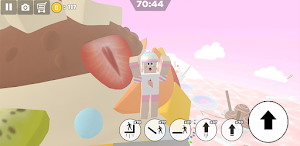 Ice cream obby parkour girl Screenshot 0