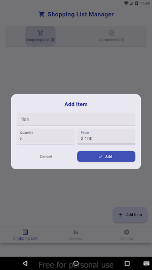 Shopping List Manager screenshot 3