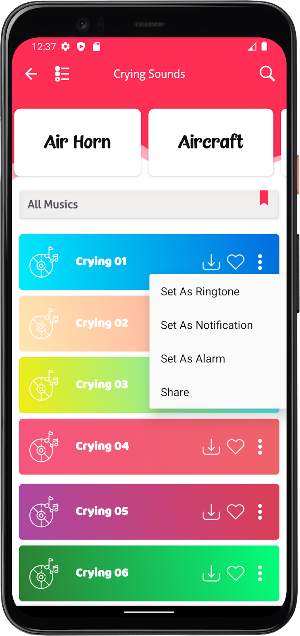 Crying Sounds Screenshot 2