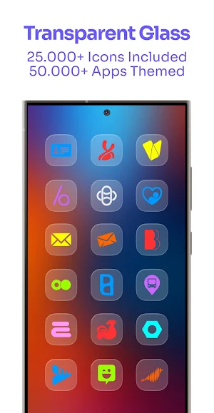 iGlass Colors OS Icon Pack Screenshot 1