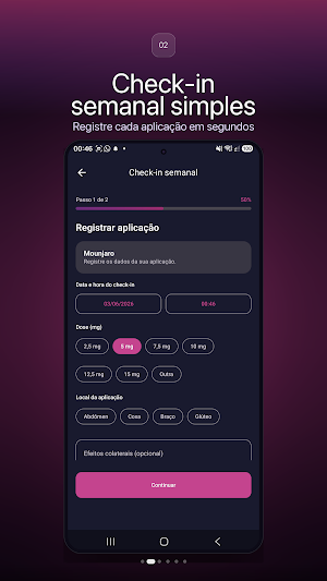 Mondiário: Mounjaro Journey Screenshot 1