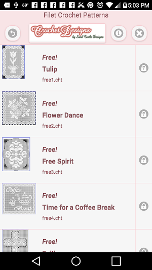 Filet Crochet Patterns Screenshot 0