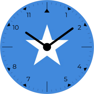 Somalia Analog Watch Face Screenshot 0