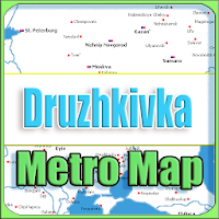 Druzhkivka Metro Map Offline