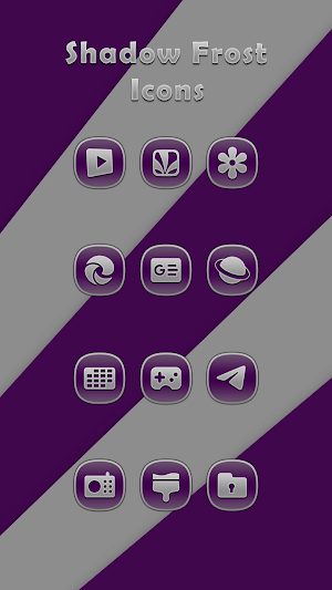 Shadow Frost Purple Icons Screenshot 2