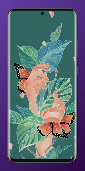 Kawaii Butterfly Wallpaper 4K Screenshot 1