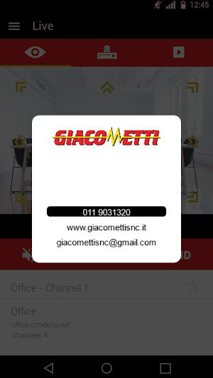 Giacometti Connect EasyView Screenshot 0