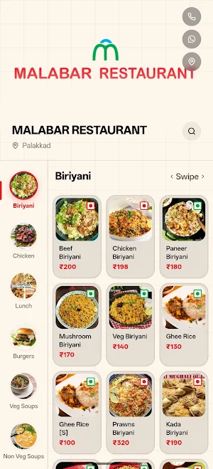 Malabar Restaurant Screenshot 0