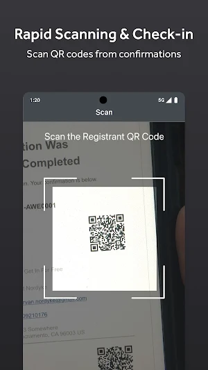 RegFox Check-In Screenshot 0