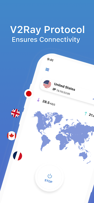 V2ray VPN - Proxima unlimited Screenshot 0