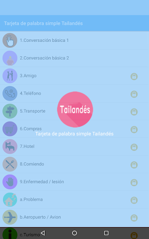 Libro de frases  viajes tailan Screenshot 0
