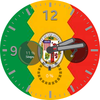 Los Angeles Flag Watchface