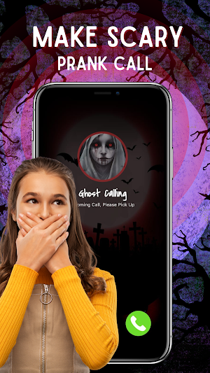 Scary Prank Call & Fake Chat Screenshot 1