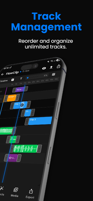 FlowClip: Video Editor & Maker Screenshot 1