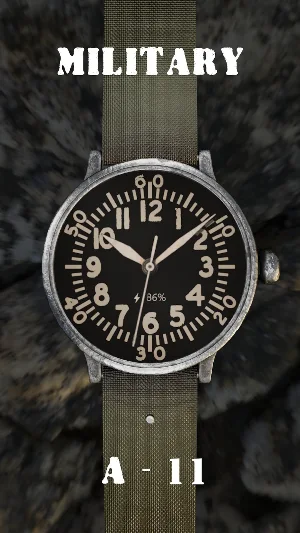 Military Watch Face 02 Screenshot 0