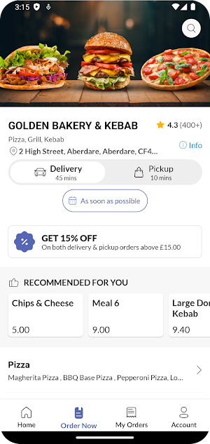 GOLDEN BAKERY And KEBAB Screenshot 2