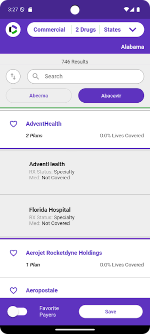 Fingertip Drug Coverage Screenshot 3