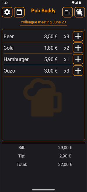 Pub Buddy - Drinks Counter Screenshot 0