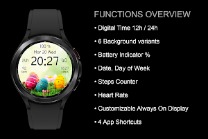 EY46 Easter Eggs Watchface Screenshot 2