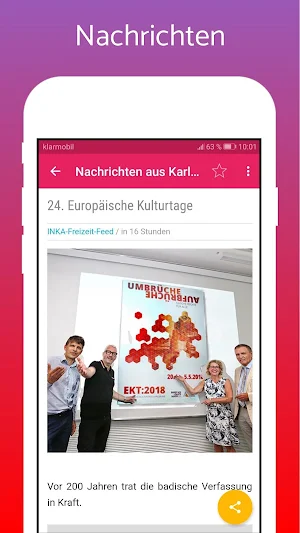 Karlsruhe Zeitungen Screenshot 3