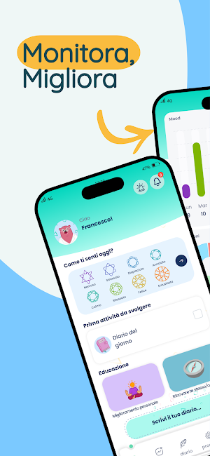 Go Healthy: Monitora, Migliora Screenshot 1