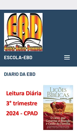 DIARIO DA EBD Screenshot 2