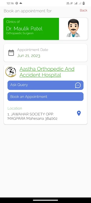 Aastha Orthopedic Hospital Screenshot 1