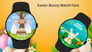 Easter Bunny Watch Face 2 Screenshot 1