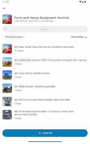 Wavebid Item Capture Screenshot 3