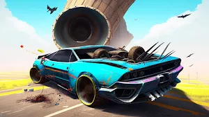 Ramp Car - Mega Car Games Screenshot 1
