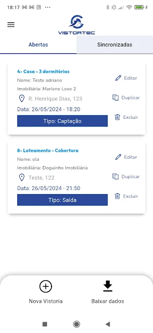Vistortec Vistoria de Imóveis Screenshot 0