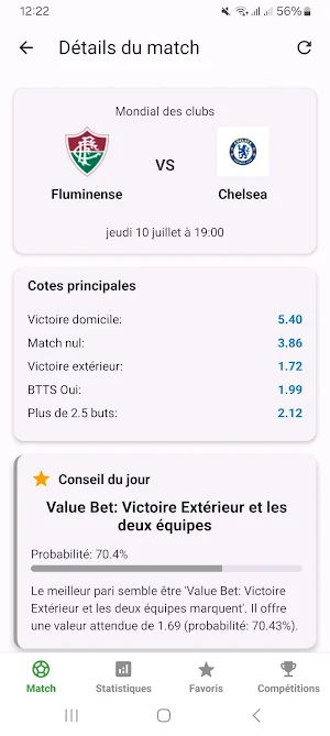 Afriprono - pronostics foot Screenshot 3