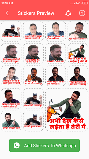 Hindustani Bhau Stickers For Whatsapp Screenshot 2
