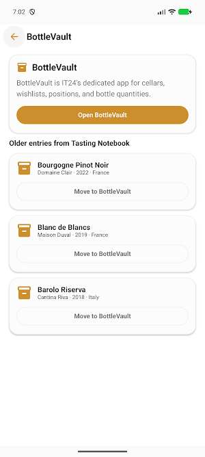 Tasting Notebook Screenshot 3