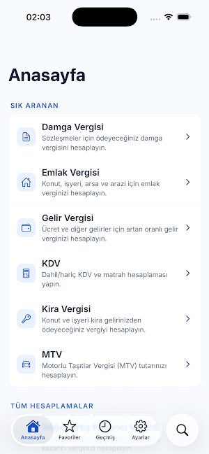 Vergi Hesaplama - Tüm Vergiler Screenshot 1