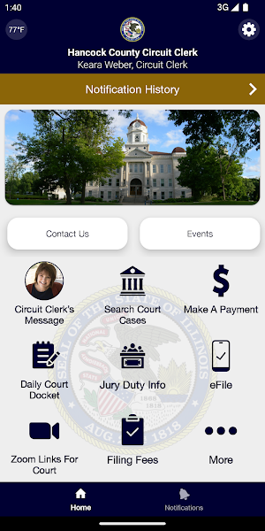 Hancock Count Circuit Clerk Screenshot 0