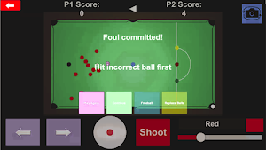 Snooker Billiard Pool Red Ball Screenshot 1