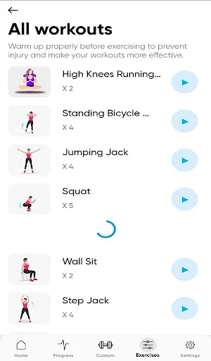 my Celebrity Workout Screenshot 1