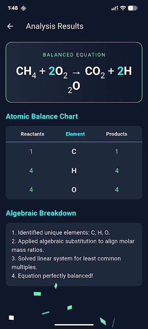 ChemBal: Equation Balancer Screenshot 3