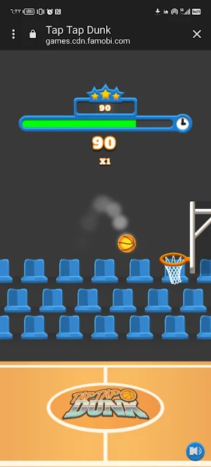 tap tap dunking Screenshot 2