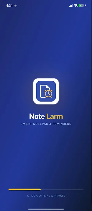 NoteLarm - Smart Notepad Screenshot 0