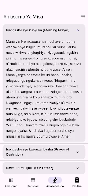 Amasomo ya Misa Screenshot 3
