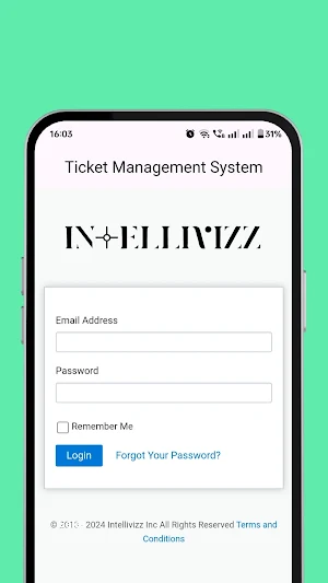Intellivizz TMS App Screenshot 1