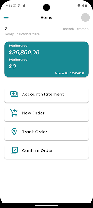 Awael Transporation App Screenshot 1