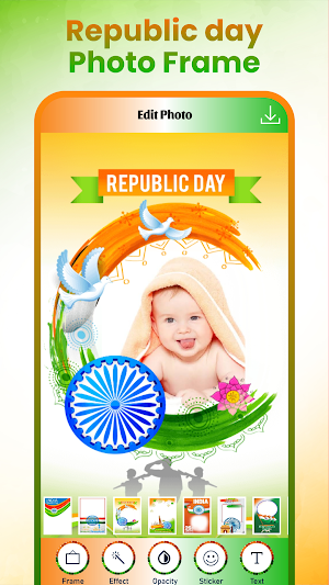 Republic day Photo Frame Screenshot 0