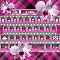 Orchids Go Keyboard theme